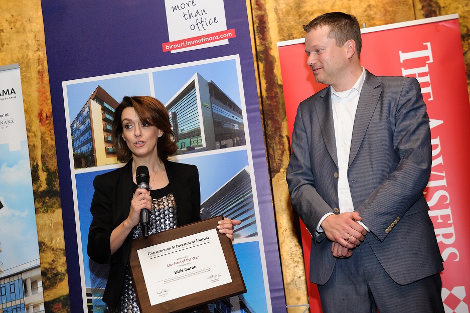 Romania: CEE Construction and Investment names Biris Goran law firm of the year